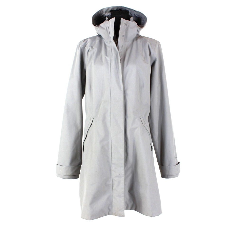 Patagonia Vosque Shell ONLY Jacket Grey Waterproof Hooded Zip Up Coat Size M